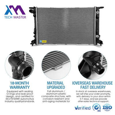 TECH MASTER Hệ thống làm mát tự động tản nhiệt 95B12251 95812125110 cho Porsche Macan Cayenne Audi Q7